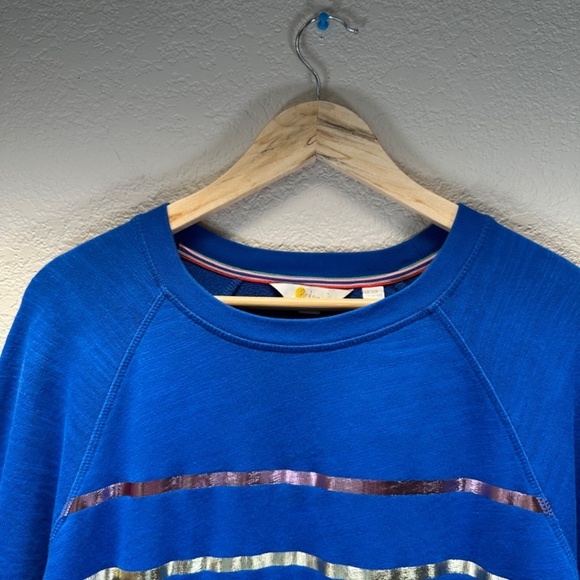 Boden Sweatshirt Mini Dress Womens Size 16/18R Long Sleeves Crew Neck TINY FLAW - Picture 4 of 16